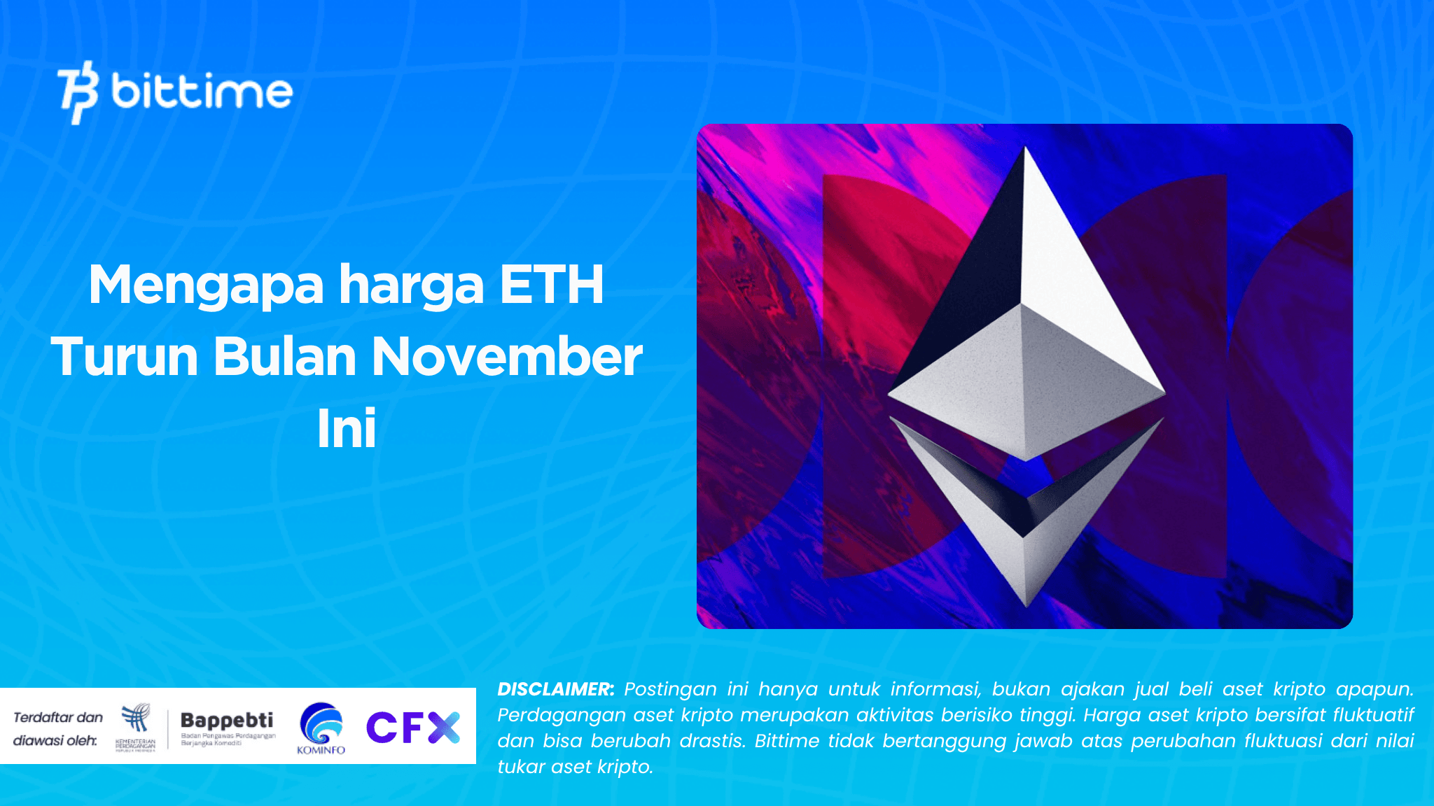 Mengapa harga ETH Turun Bulan November Ini?