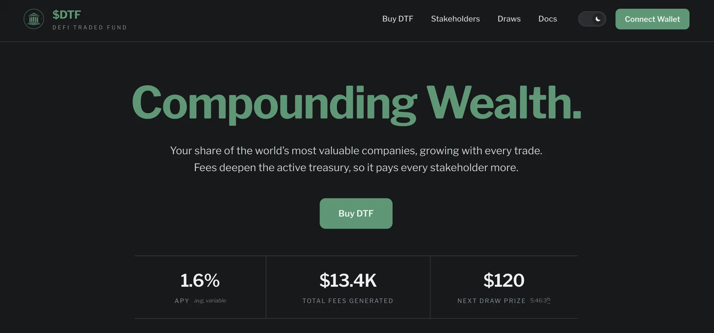 Mengenal DeFi Traded Fund $DTF dan Reward Saham Tokenisasi - home.webp