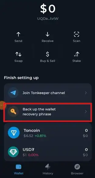Menyambungkan Hamster Kombat ke Dompet TON untuk Tugas Airdrop 5.webp