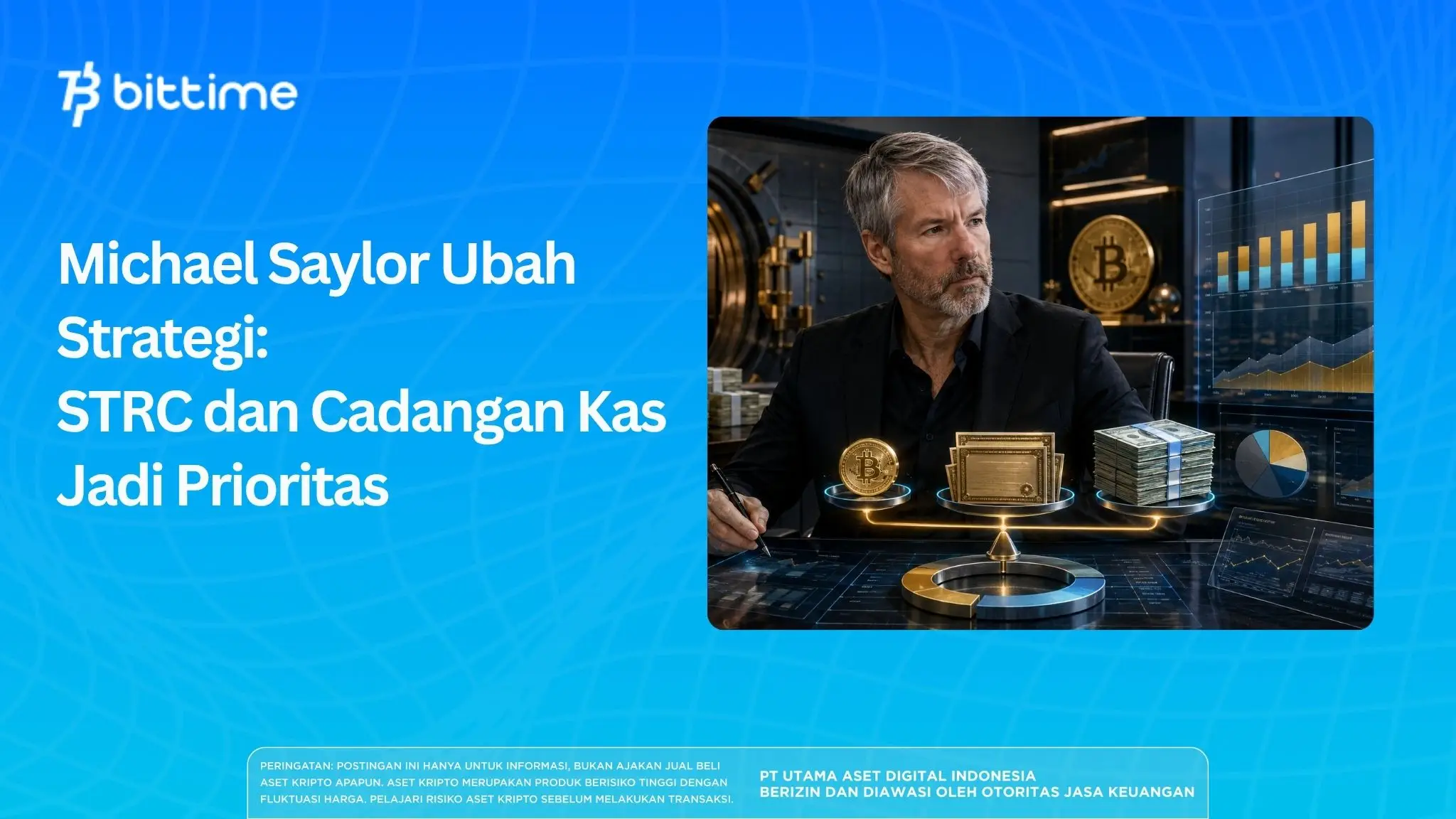 Michael Saylor Ubah Strategi: STRC dan Cadangan Kas Jadi Prioritas