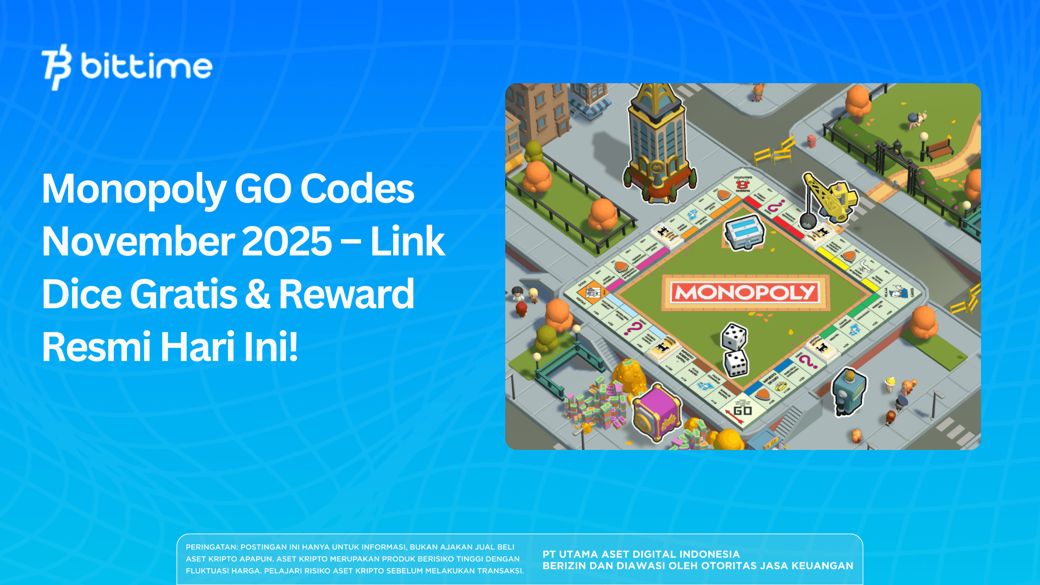 Monopoly GO Codes November 2025 – Link Dice Gratis & Reward Resmi Hari Ini!