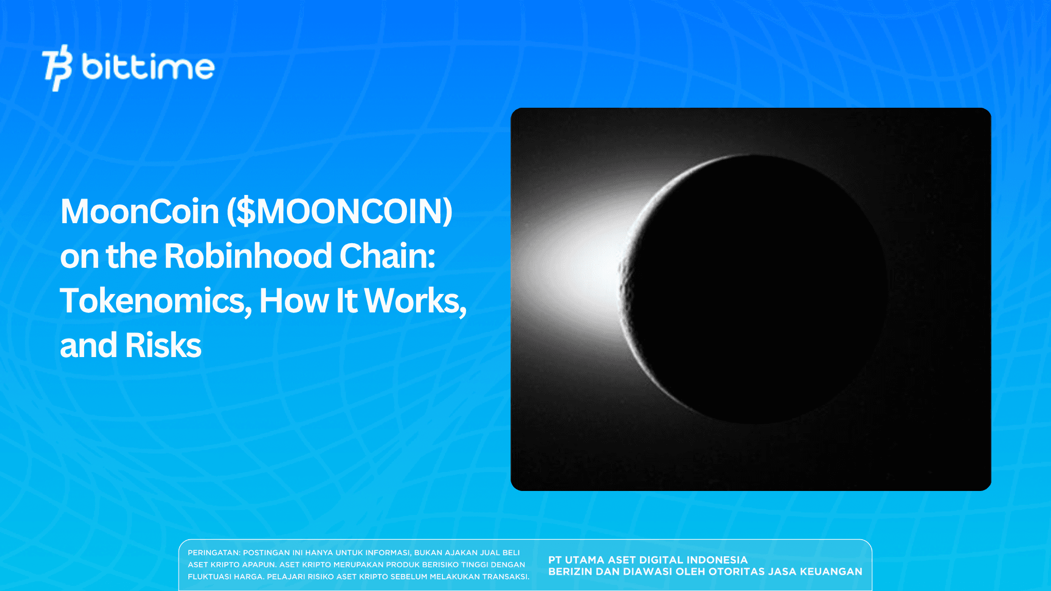 MoonCoin ($MOONCOIN) on the Robinhood Chain: Tokenomics, How It Works & Risks