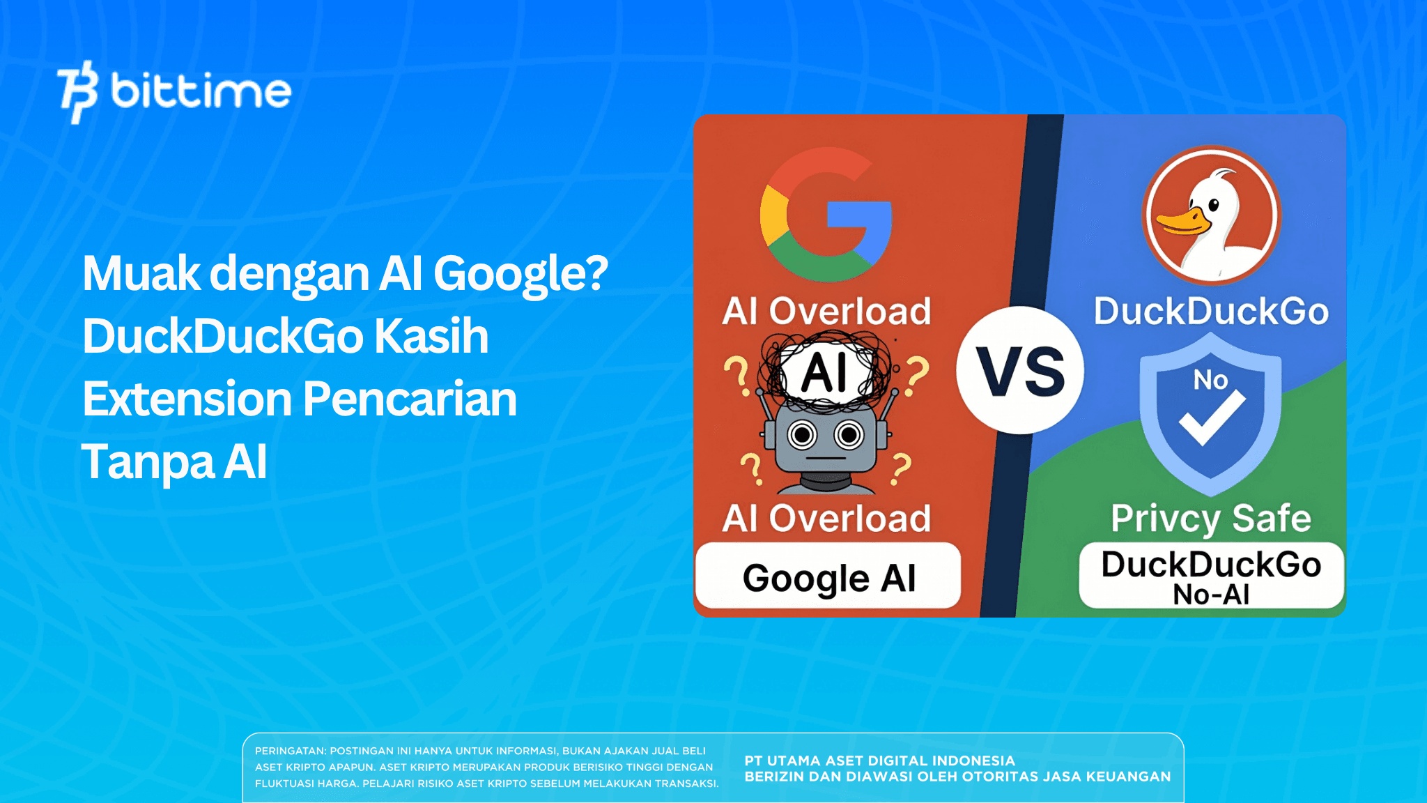 Muak dengan AI Google? DuckDuckGo Kasih Extension Pencarian Tanpa AI