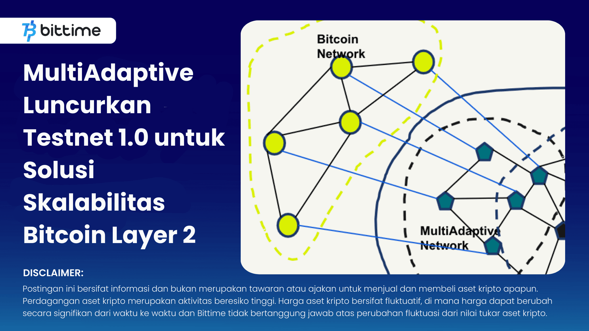 MultiAdaptive Luncurkan Testnet 1.0 untuk Solusi Skalabilitas Bitcoin Layer 2