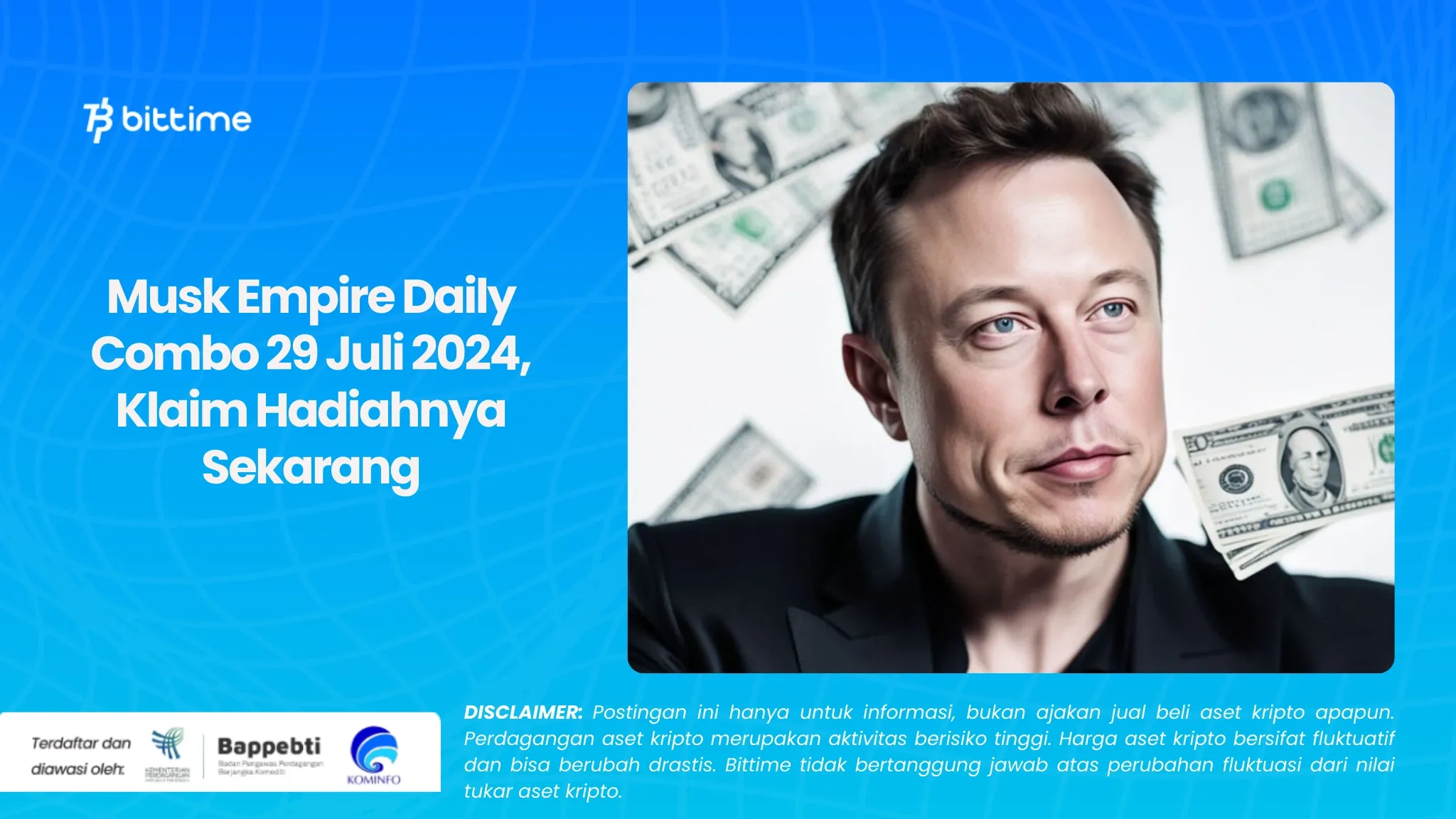 Musk Empire Daily Combo 29 Juli 2024