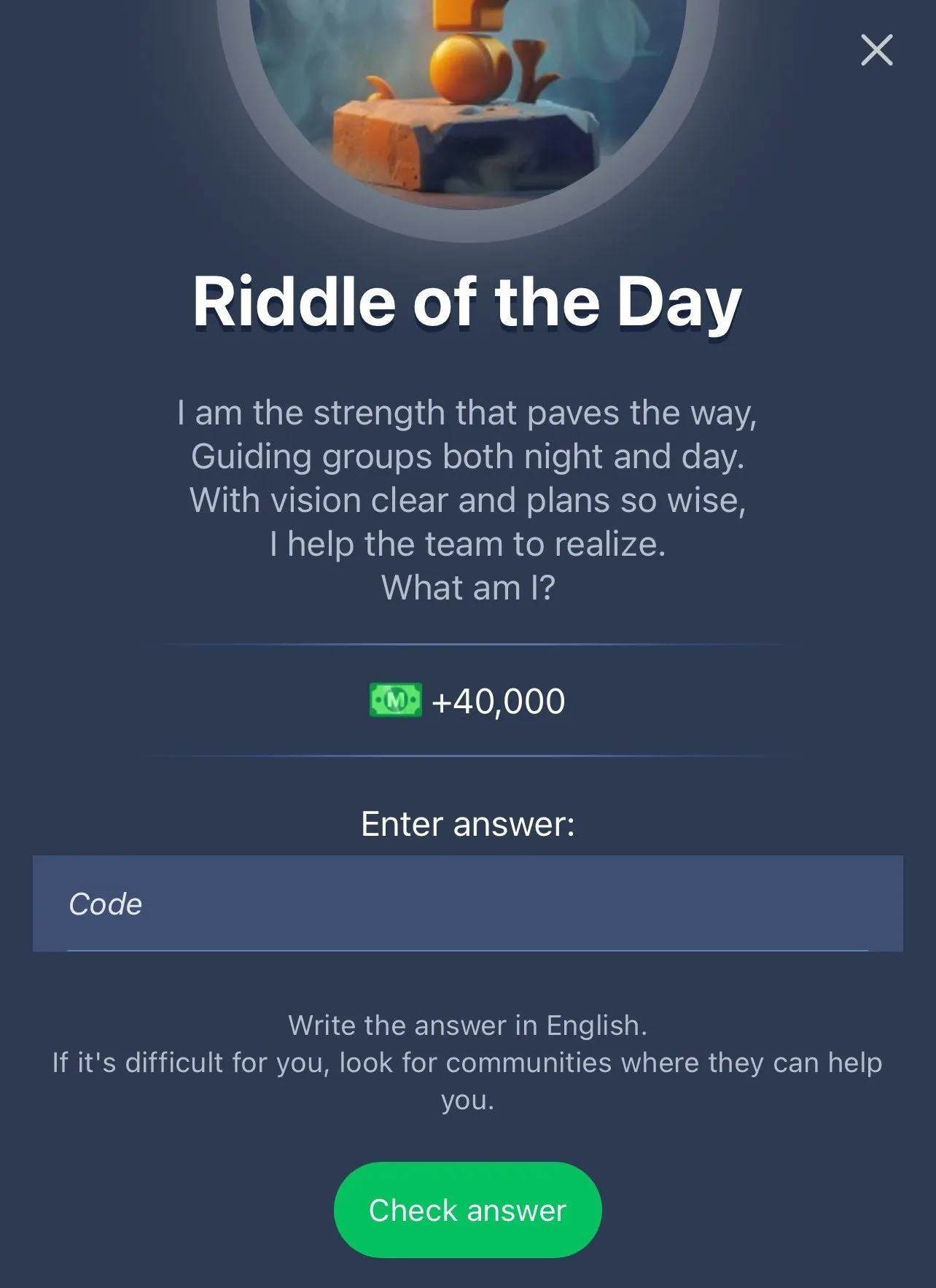 Musk Empire Riddle of The Day 23 Juli 2024