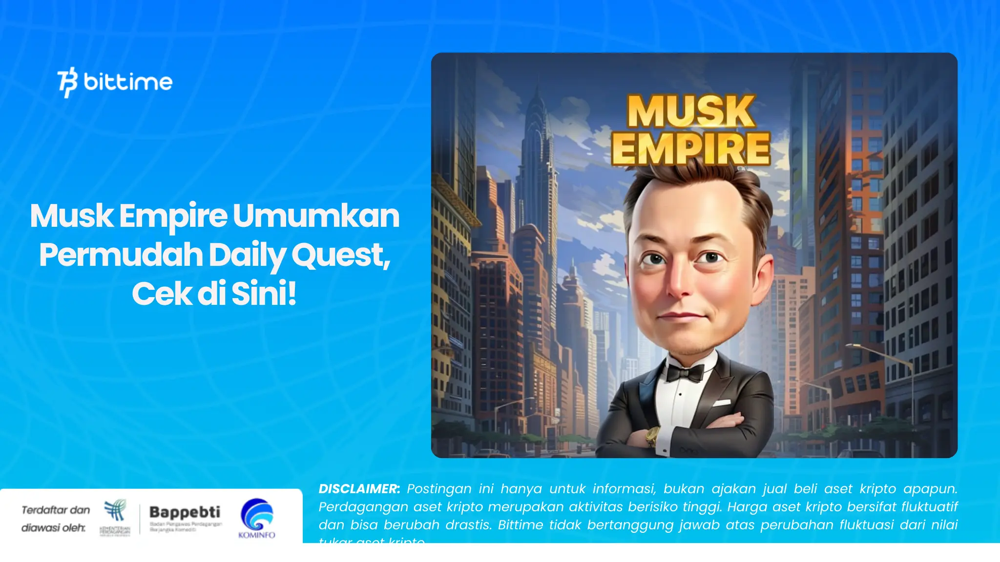 Musk Empire Umumkan Permudah Daily Quest, Cek di Sini!.webp