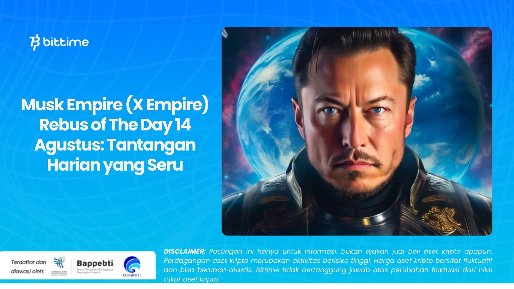 Musk Empire (X Empire) Rebus of The Day 14 Agustus Tantangan Harian yang Seru.webp