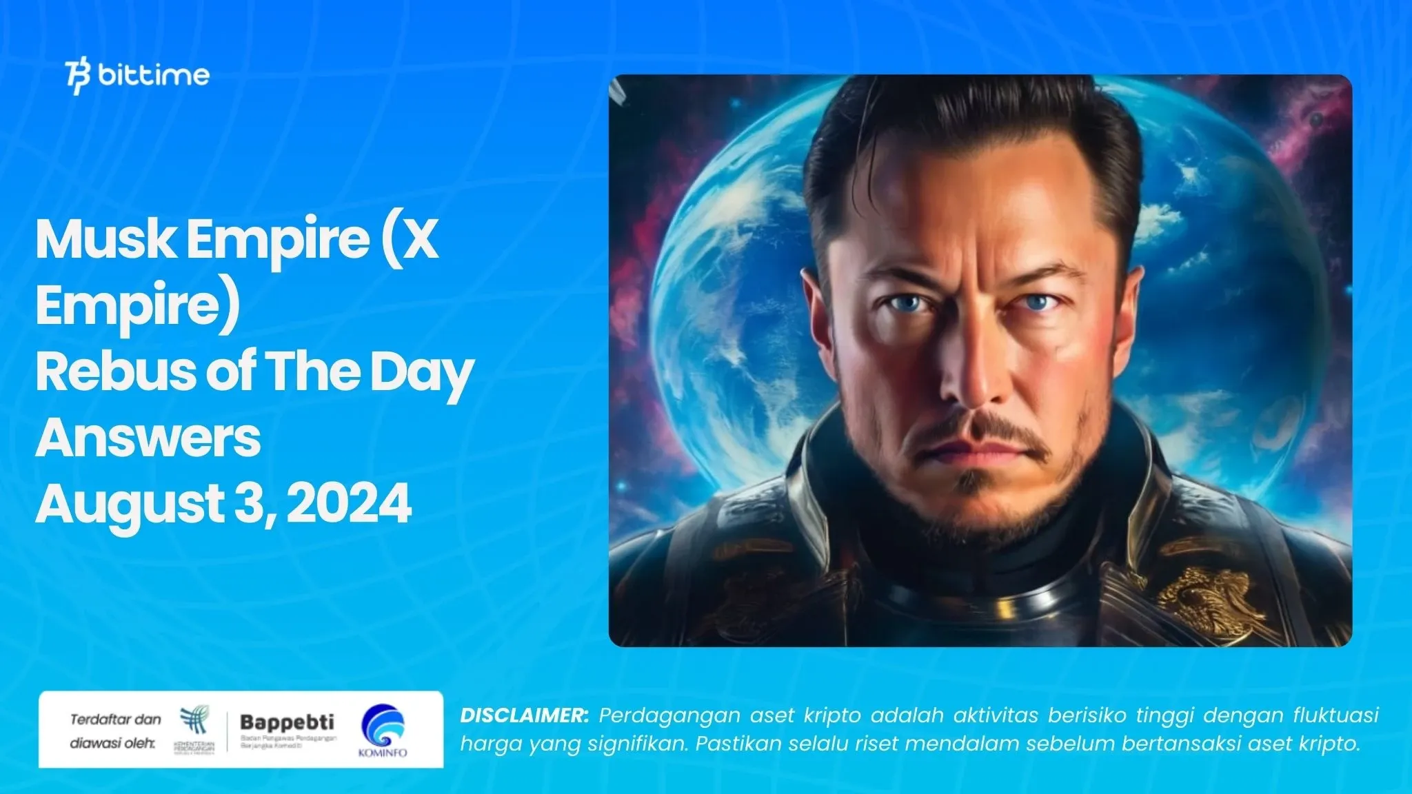 Musk Empire (X Empire) Rebus of The Day Answers August 3, 2024