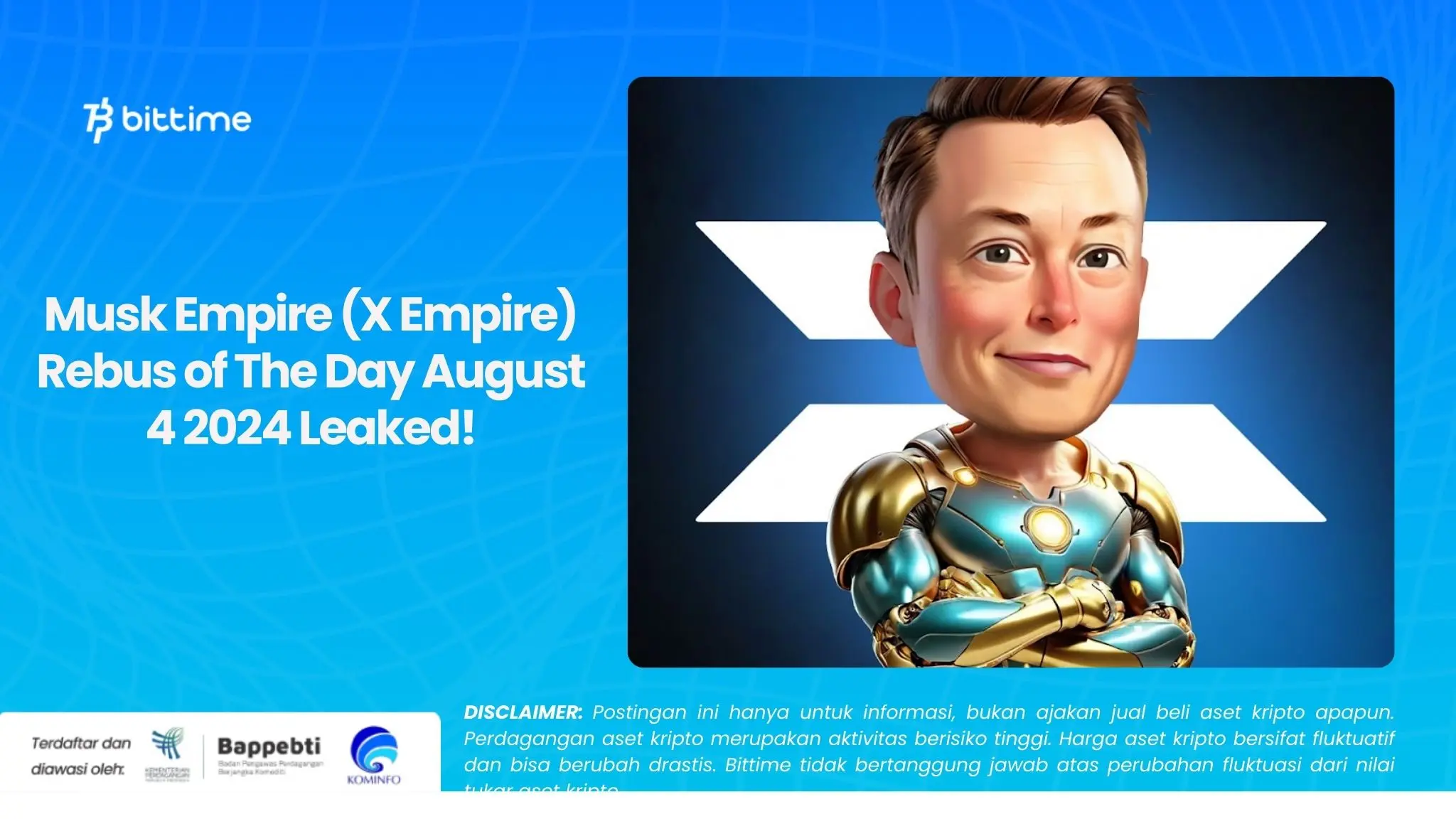 Musk Empire (X Empire) Rebus of The Day August 4 2024 Leaked!