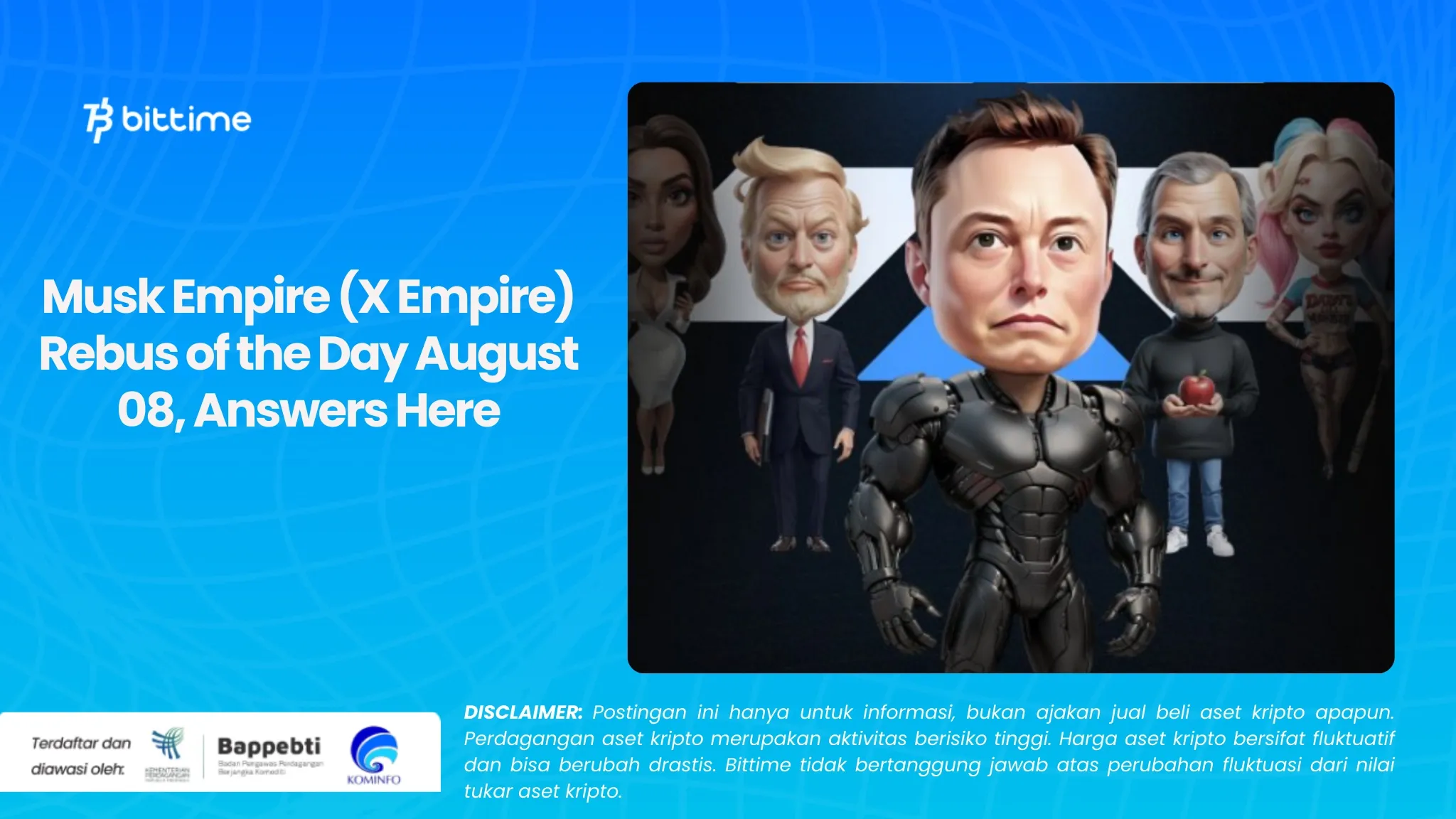 Musk Empire (X Empire) Rebus of the Day 08 Agustus