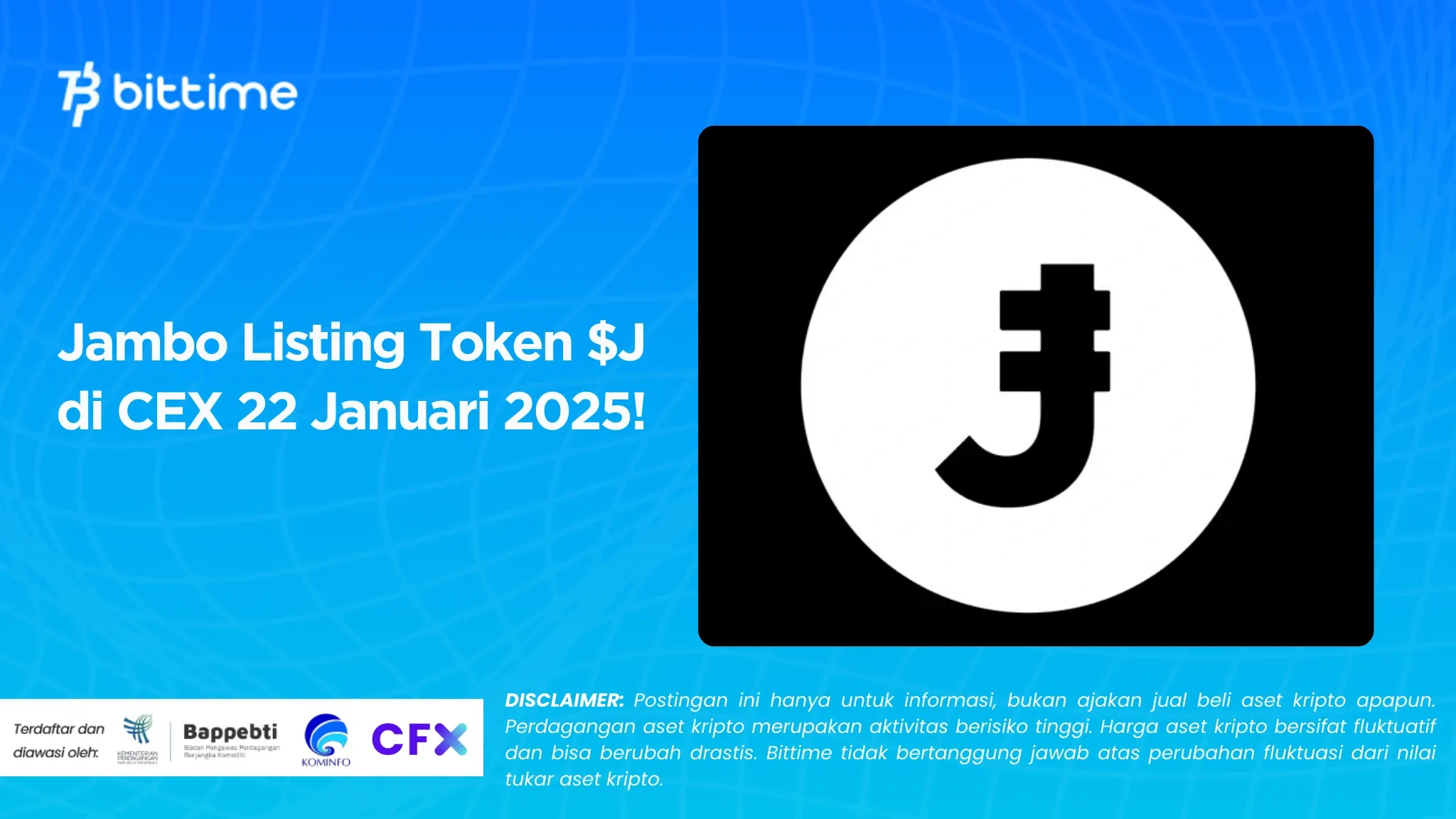 Jambo listing token 22 januari