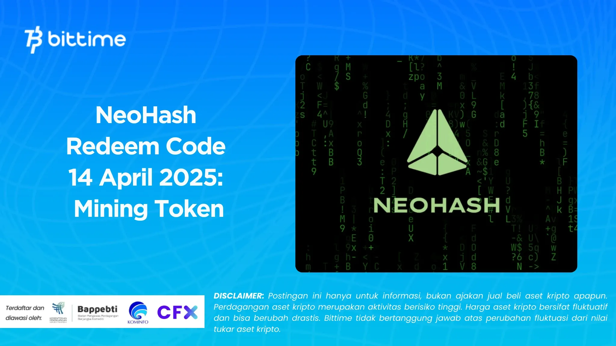 NeoHash Redeem Code 14 April 2025