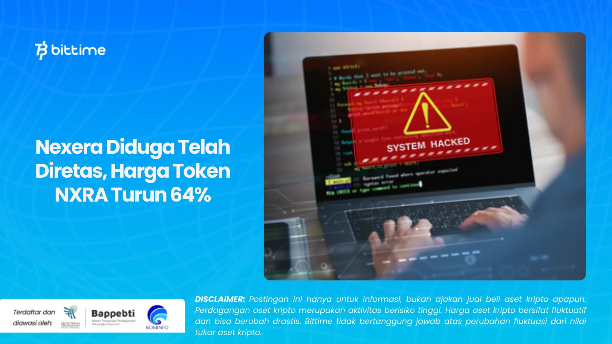 Nexera Diretas, Harga Token NXRA Turun