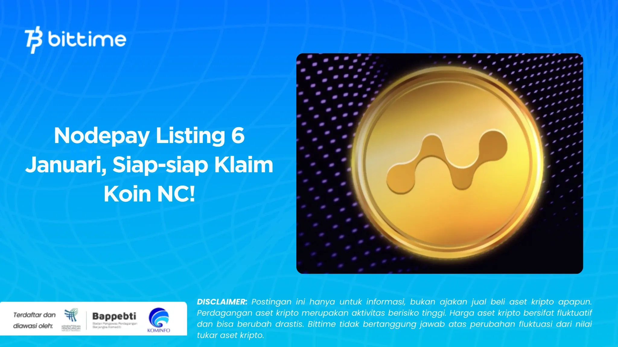 Nodepay Listing 6 Januari, Siap-siap Klaim Koin NC!