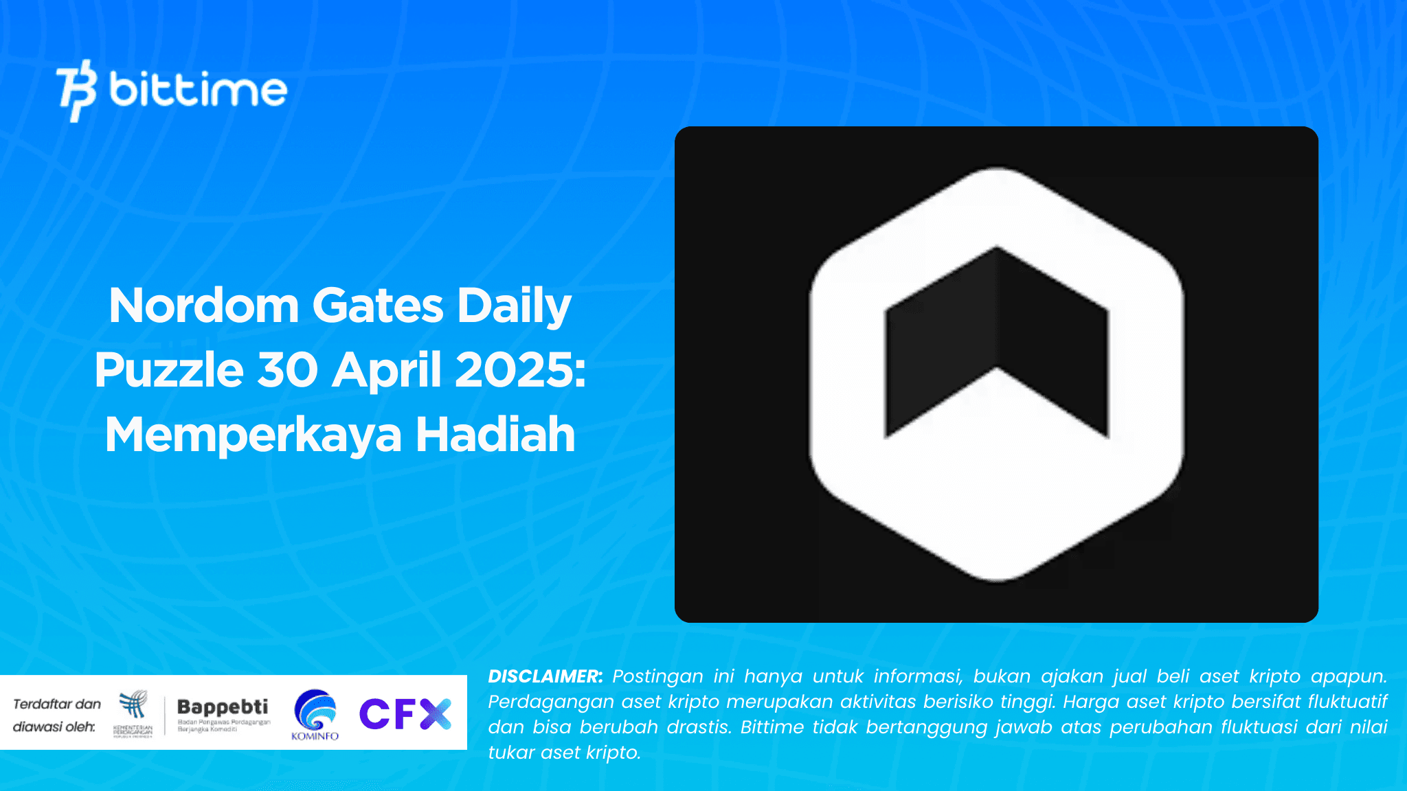 Nordom Gates Daily Puzzle 30 April 2025: Memperkaya Hadiah