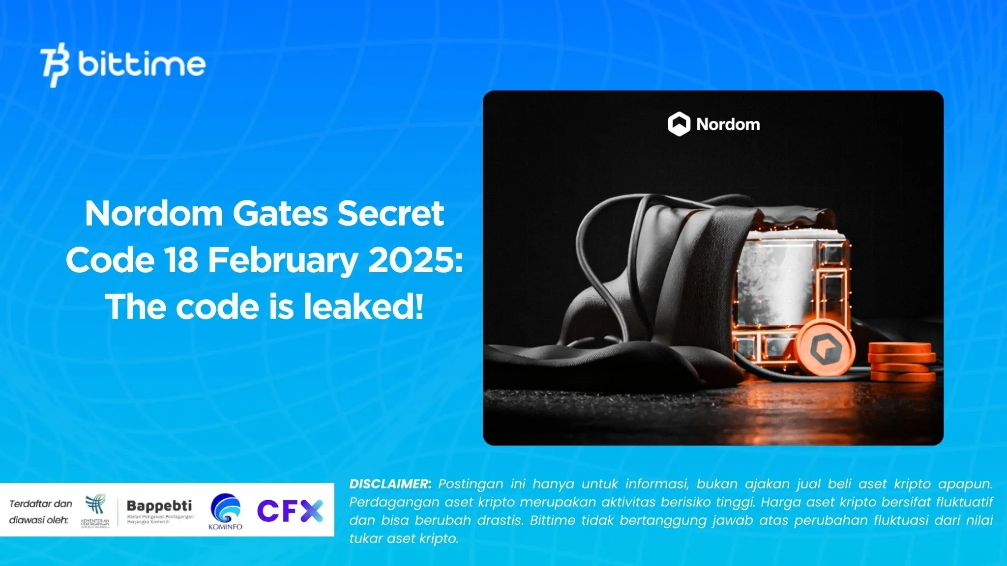 Nordom Gates Secret Code 18 February 2025 The code is leaked!