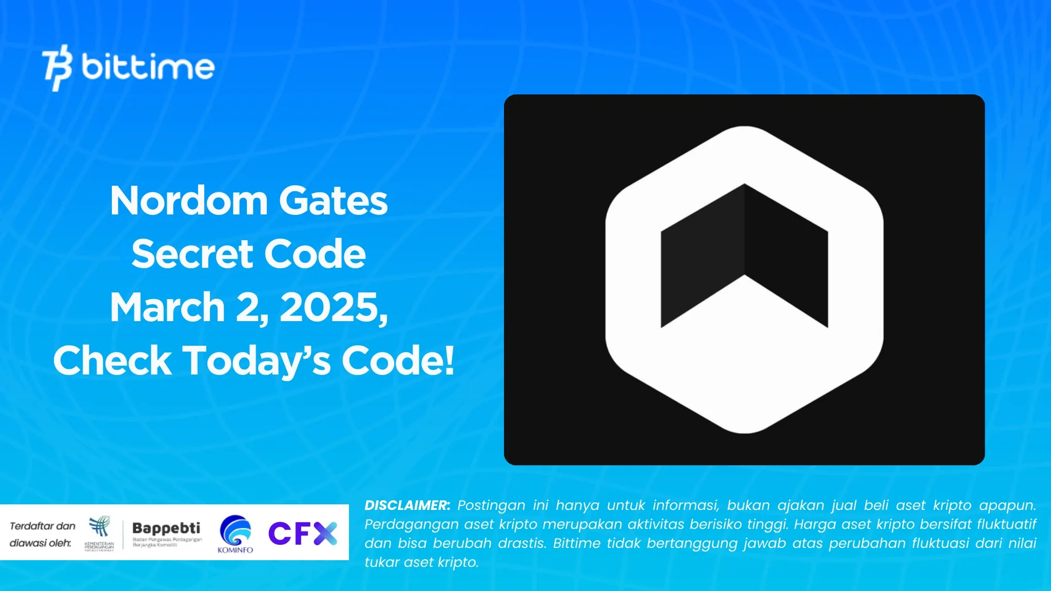 Nordom Gates Secret Code March 2, 2025