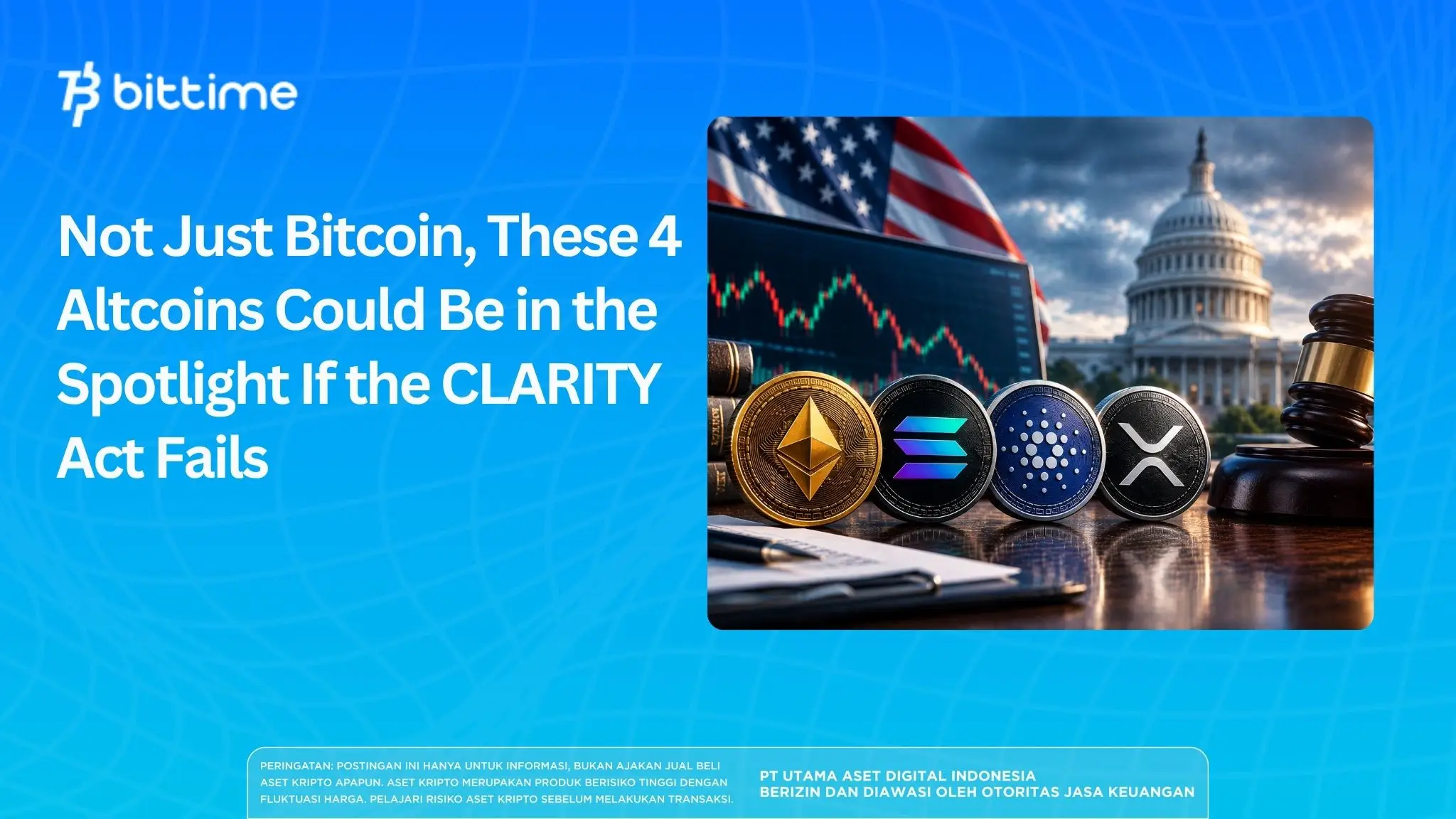 Not Just Bitcoin, These 4 Altcoins Could Be in the Spotlight If the CLARITY Act Fails.webp