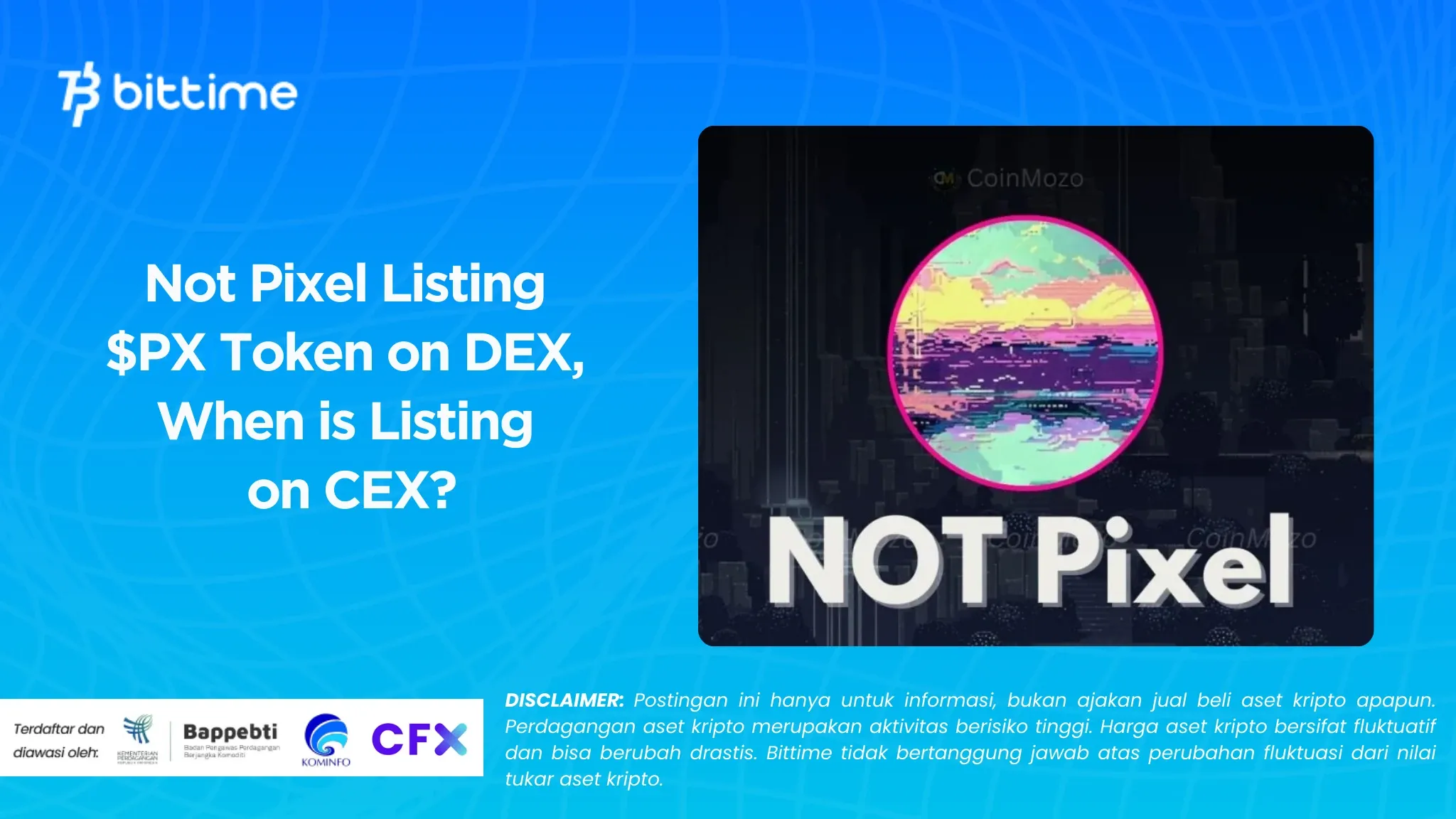 Not Pixel Listing $PX Token on DEX, When is Listing on CEX?