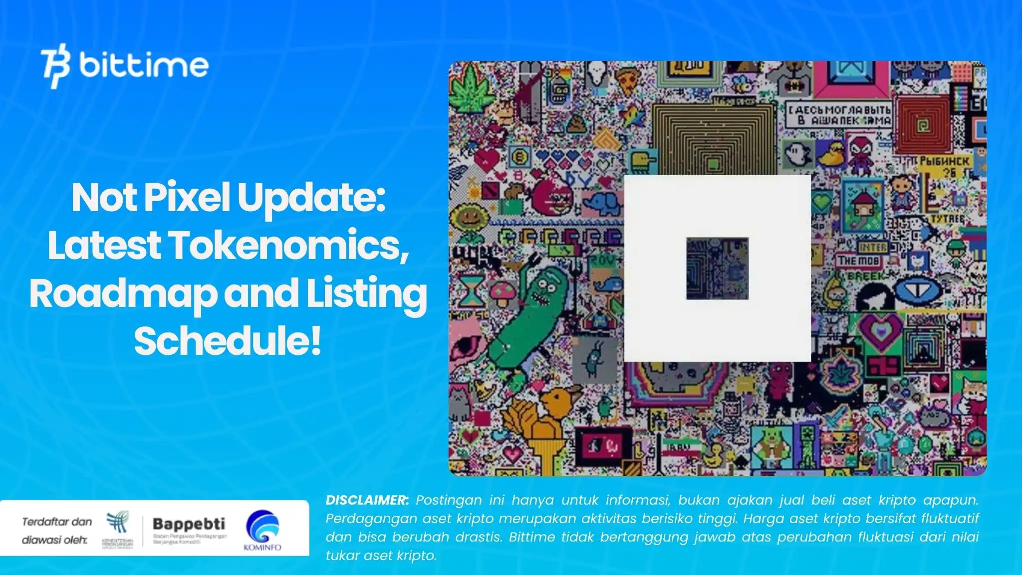 Not Pixel Update Latest Tokenomics, Roadmap and Listing Schedule!.webp