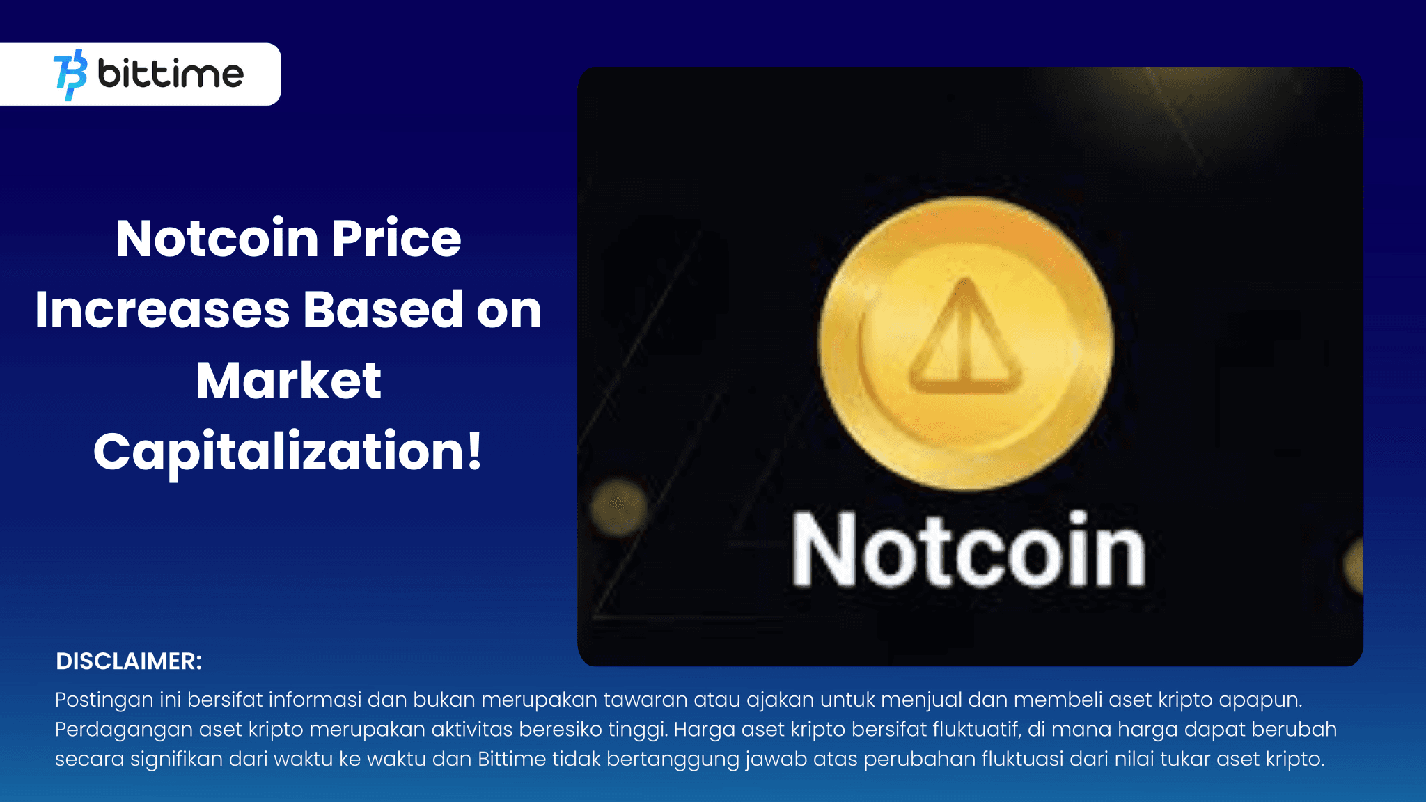 Notcoin Price Increases Based on Market Capitalization!