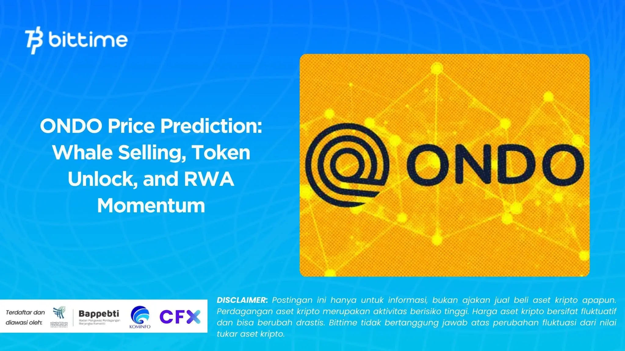 ONDO Price Prediction: Whale Selling, Token Unlock, and RWA Momentum