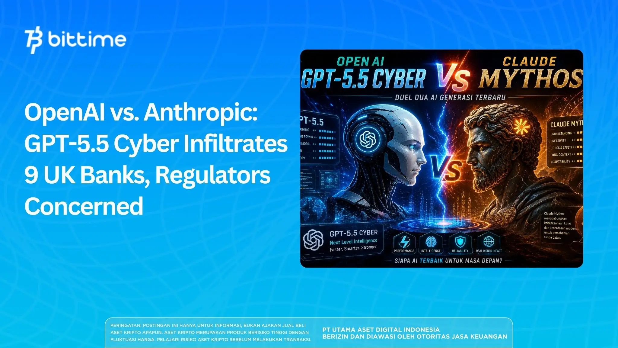 OpenAI vs. Anthropic: GPT-5.5 Cyber ​​Infiltrates 9 UK Banks, Regulators Concerned