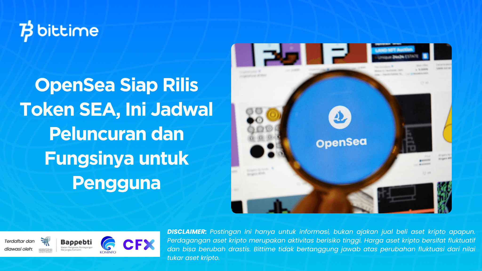 OpenSea is Ready to Release the SEA Token, Here's the Launch Schedule and Its Functions for Users
