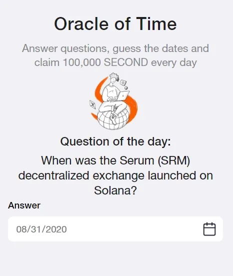 Jawaban Question of the Day Oracle of Time Farm 11 November 2024 