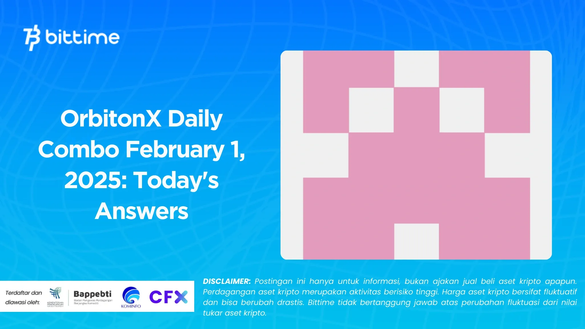 OrbitonX Daily Combo February 1, 2025: Today's Answers