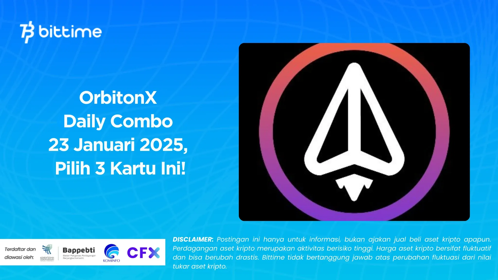 OrbitonX Daily Combo 23 Januari 2025