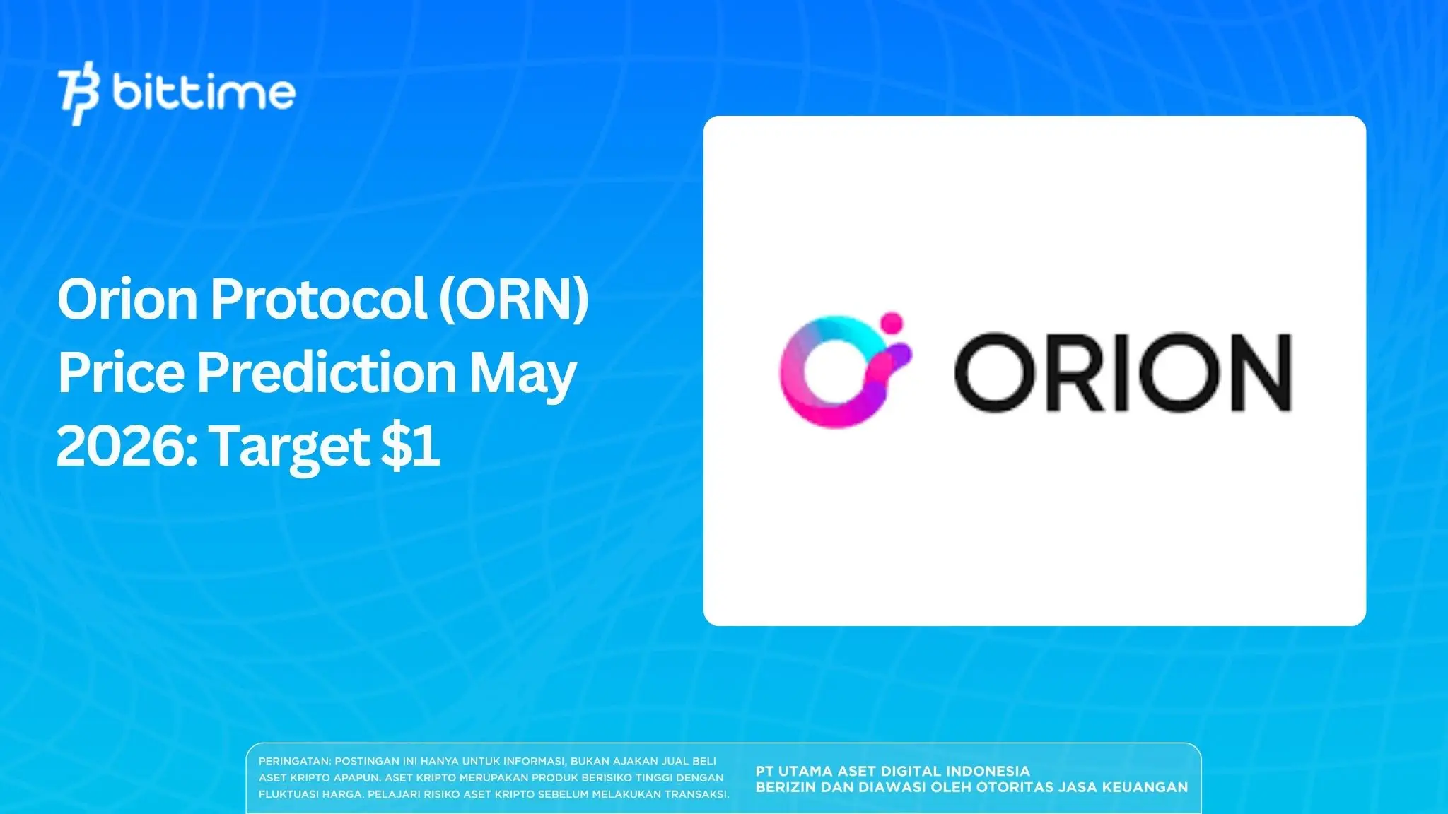 Orion Protocol (ORN) Price Prediction May 2026: Target $1