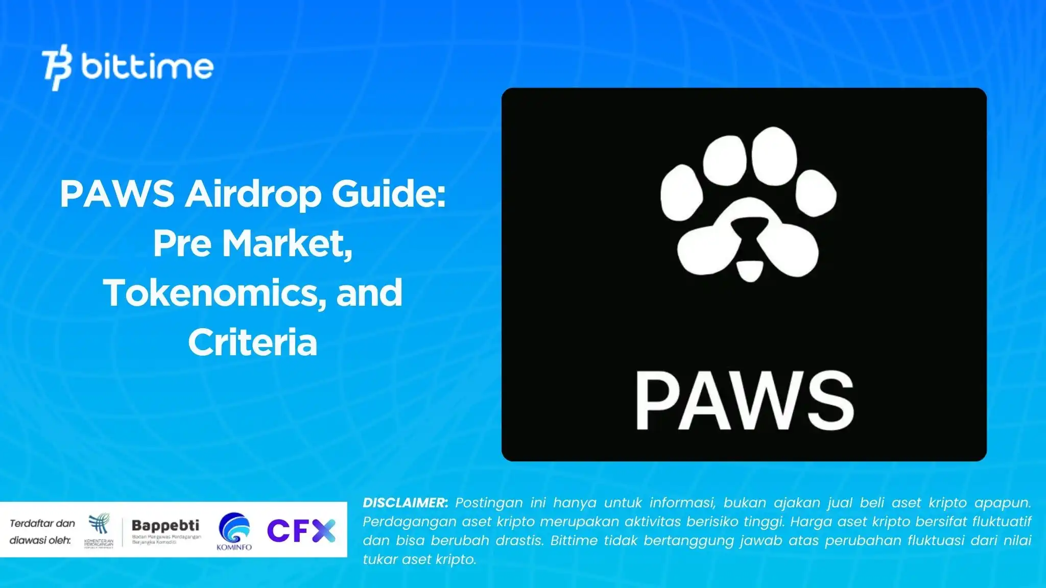 PAWS Airdrop Guide Pre Market, Tokenomics, and Criteria.webp