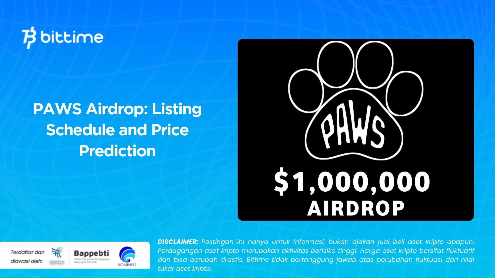 PAWS Airdrop Listing Schedule and Price Prediction.webp