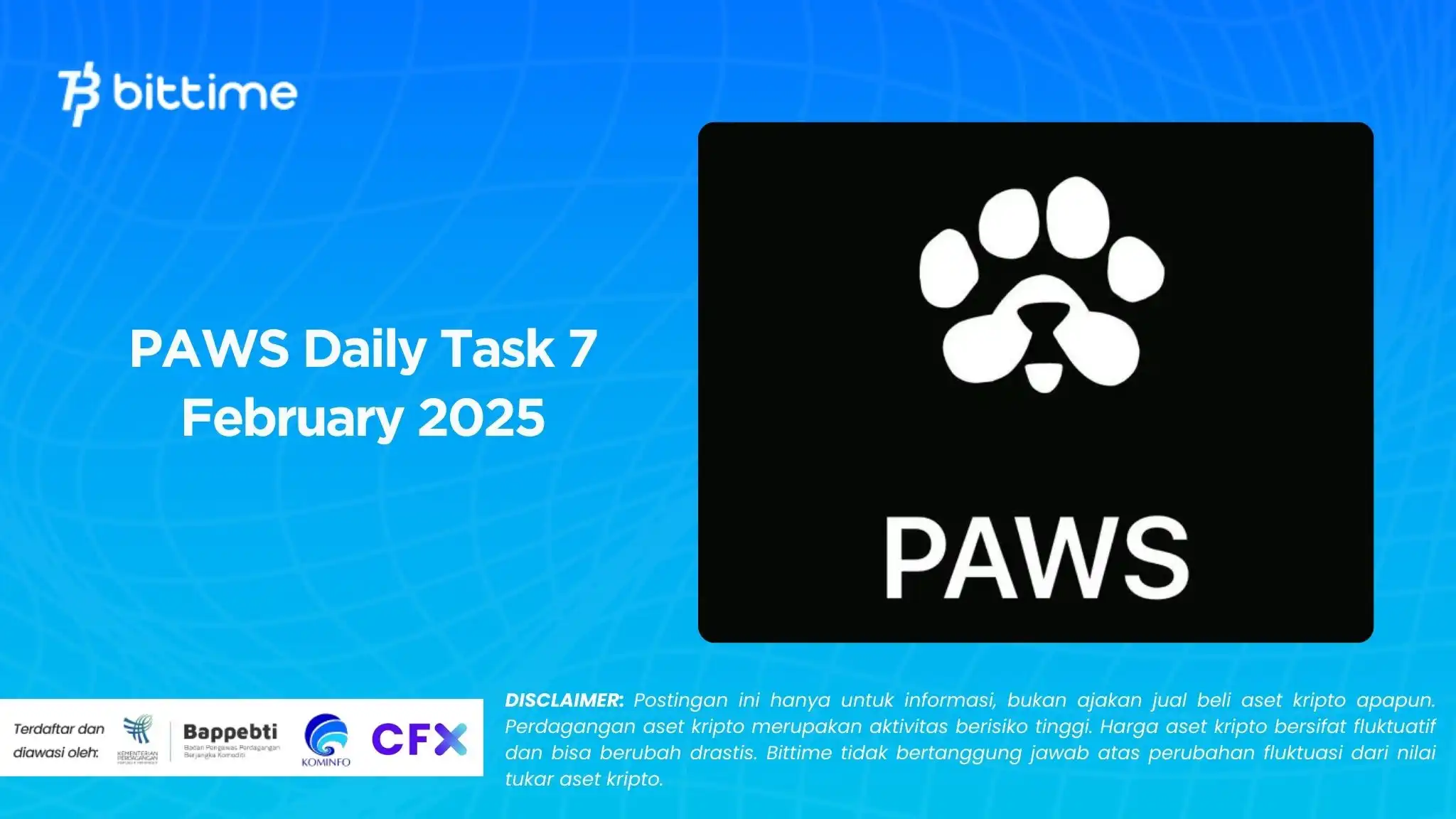 PAWS Daily Task 7 February 2025