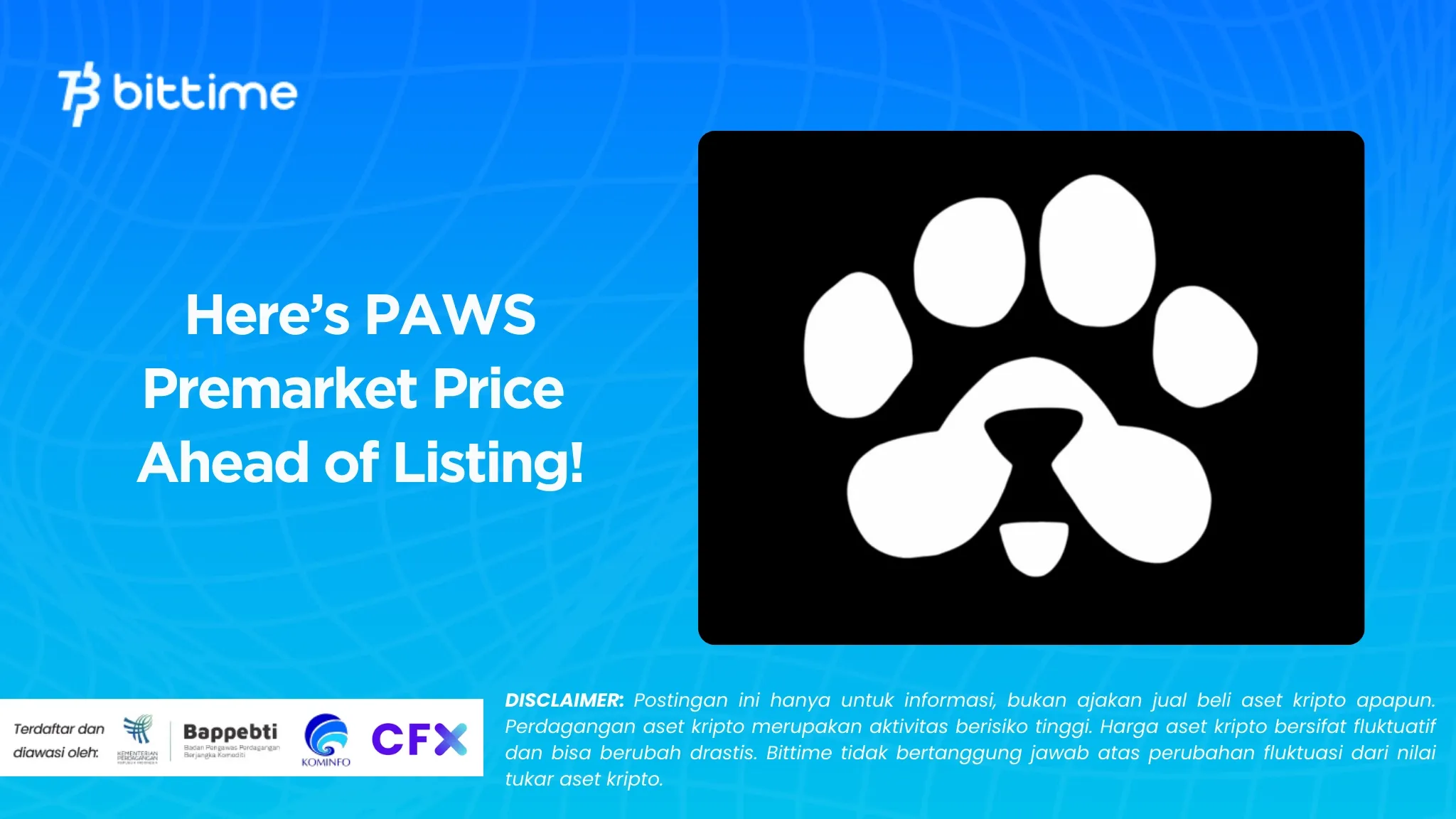PAWS Premarket Price