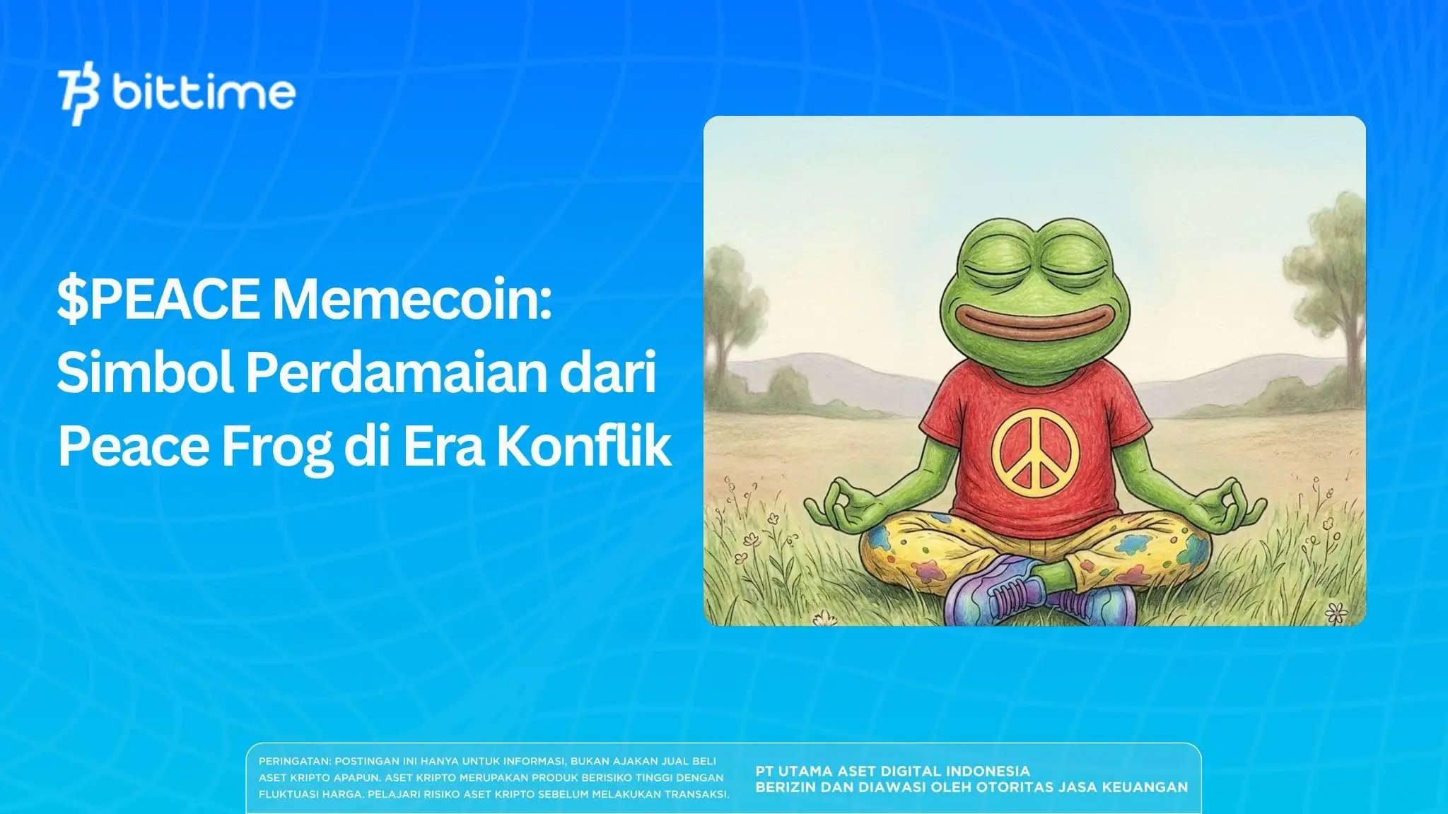 $PEACE Memecoin: Simbol Perdamaian dari Peace Frog di Era Konflik