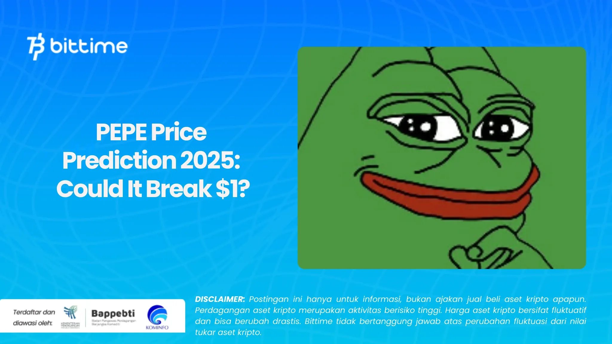 PEPE Price Prediction 2025 Could It Break 1?