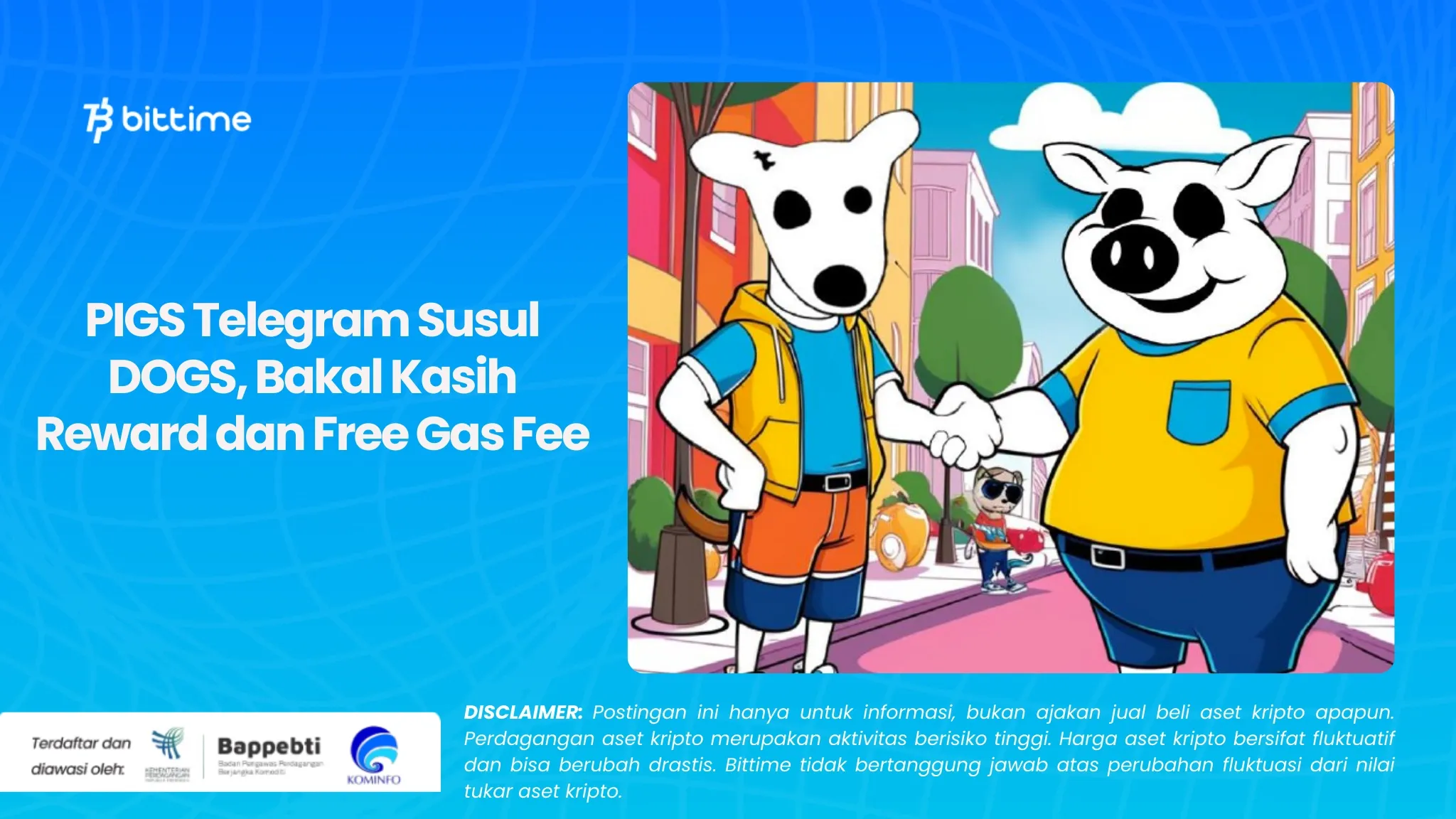 PIGS Telegram Susul DOGS, Bakal Kasih Reward dan Free Gas Fee