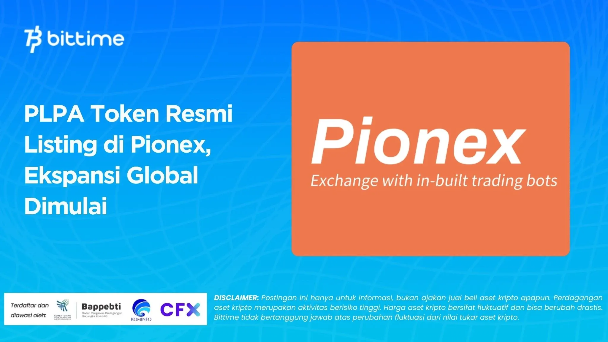 PLPA Token Resmi Listing di Pionex, Ekspansi Global Dimulai