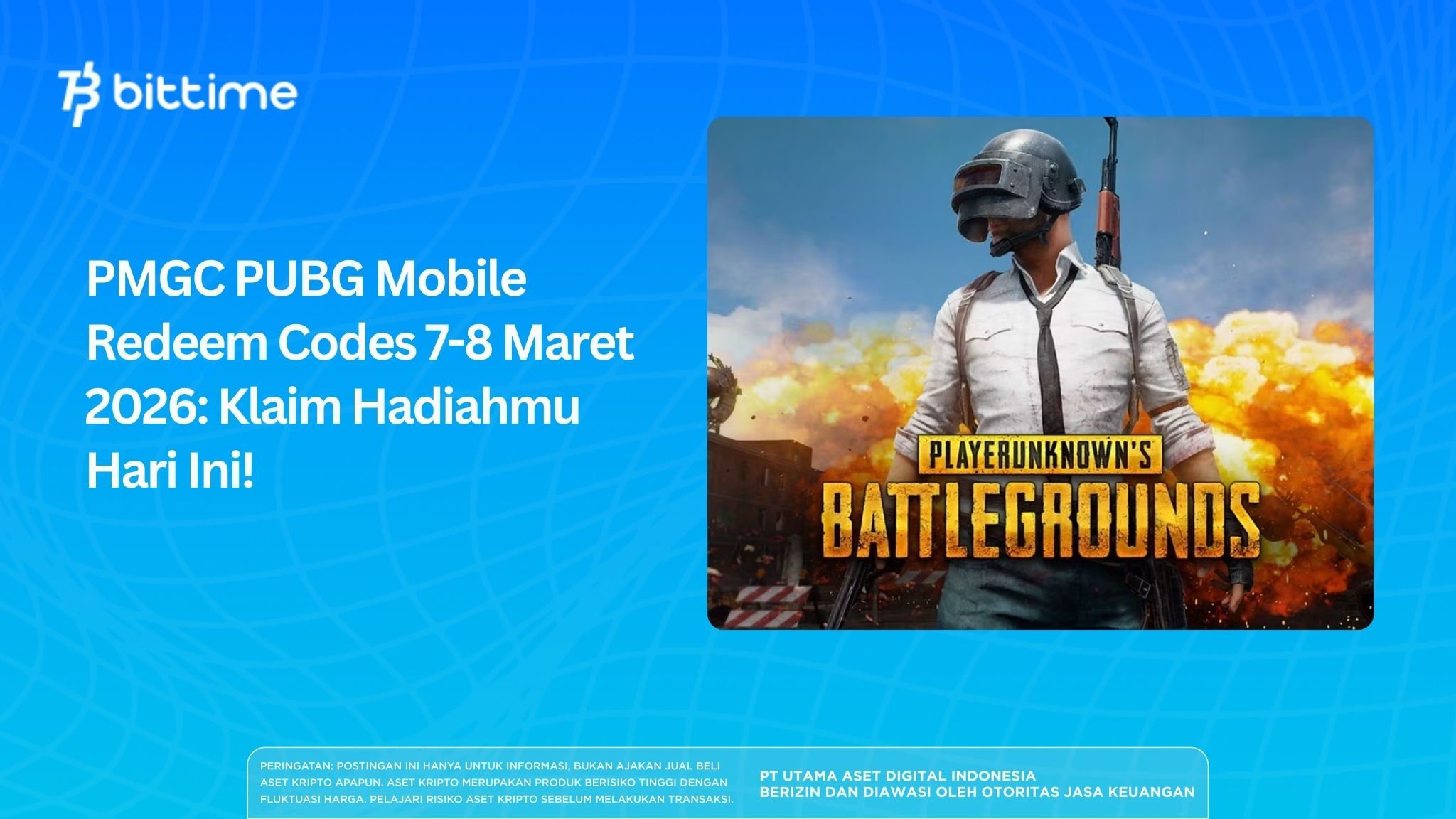 PMGC PUBG Mobile Redeem Codes 7-8 Maret 2026: Klaim Hadiahmu Hari Ini!