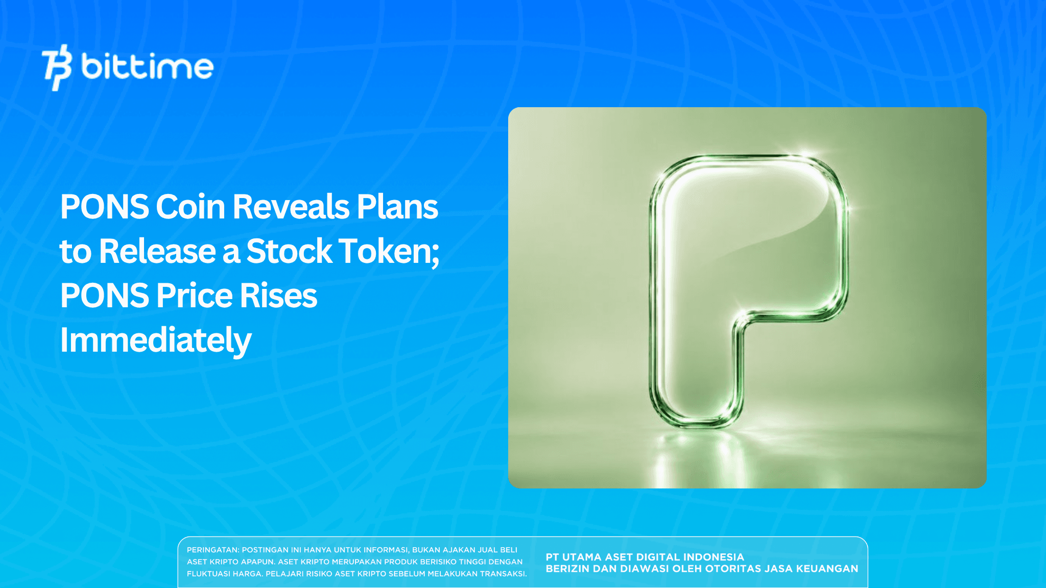 PONS Coin Reveals Plans to Release a Stock Token; PONS Price Rises Immediately.png