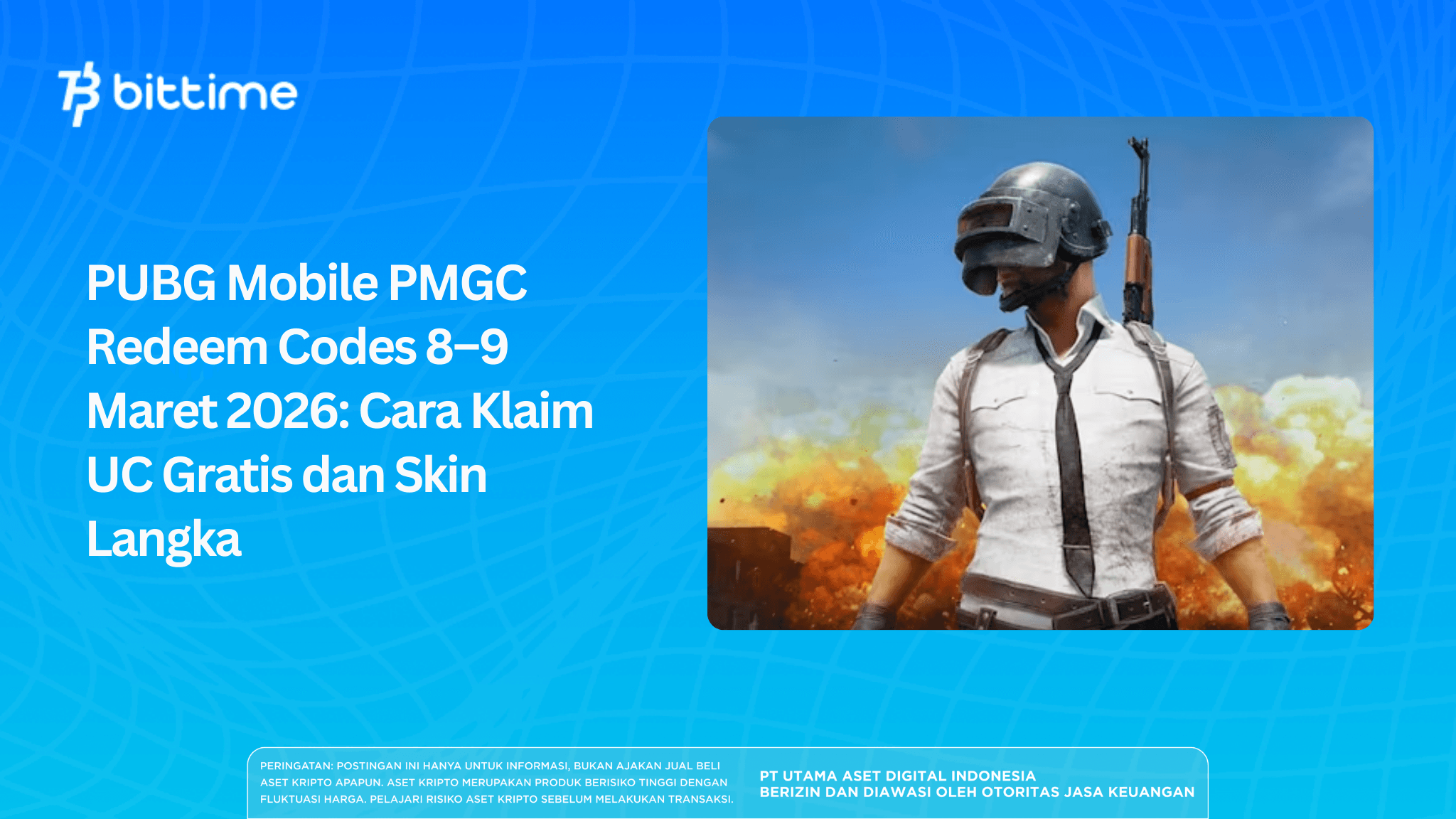 PUBG Mobile PMGC Redeem Codes 8–9 Maret 2026: Cara Klaim UC Gratis dan Skin Langka