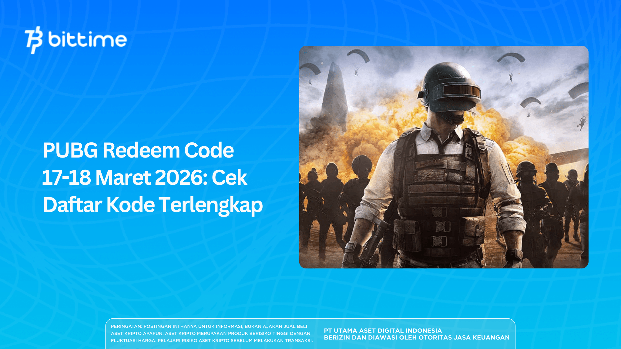 PUBG Redeem Code  17-18 Maret 2026 Cek Daftar Kode Terlengkap