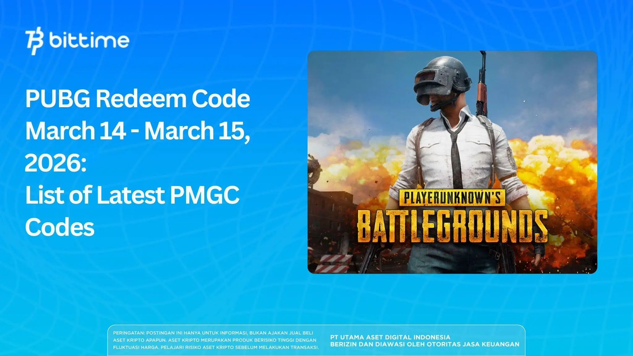 PUBG Redeem Code March 14 - March 15, 2026: List of Latest PMGC Codes