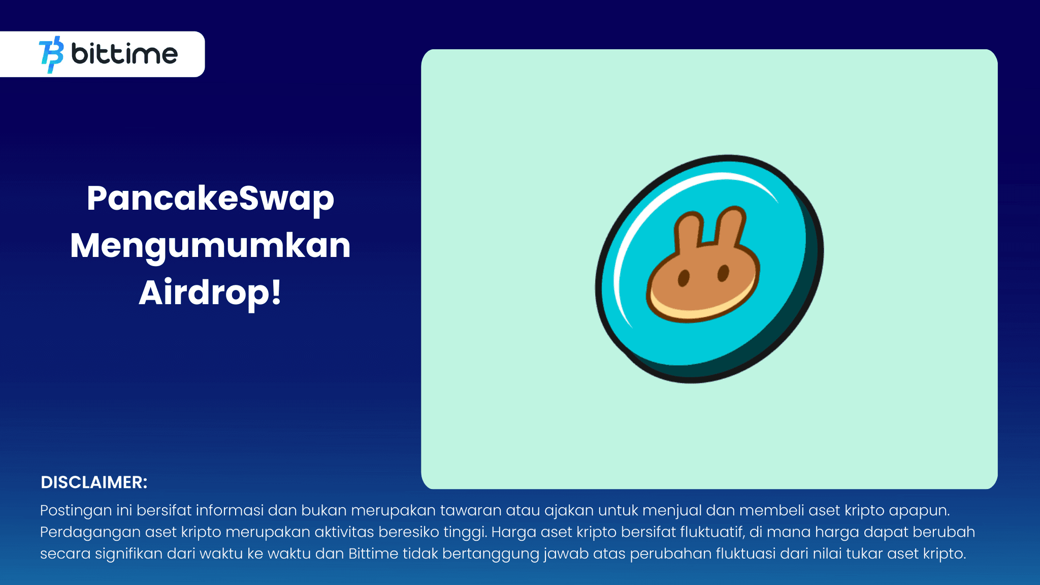 PancakeSwap Mengumumkan Airdrop!