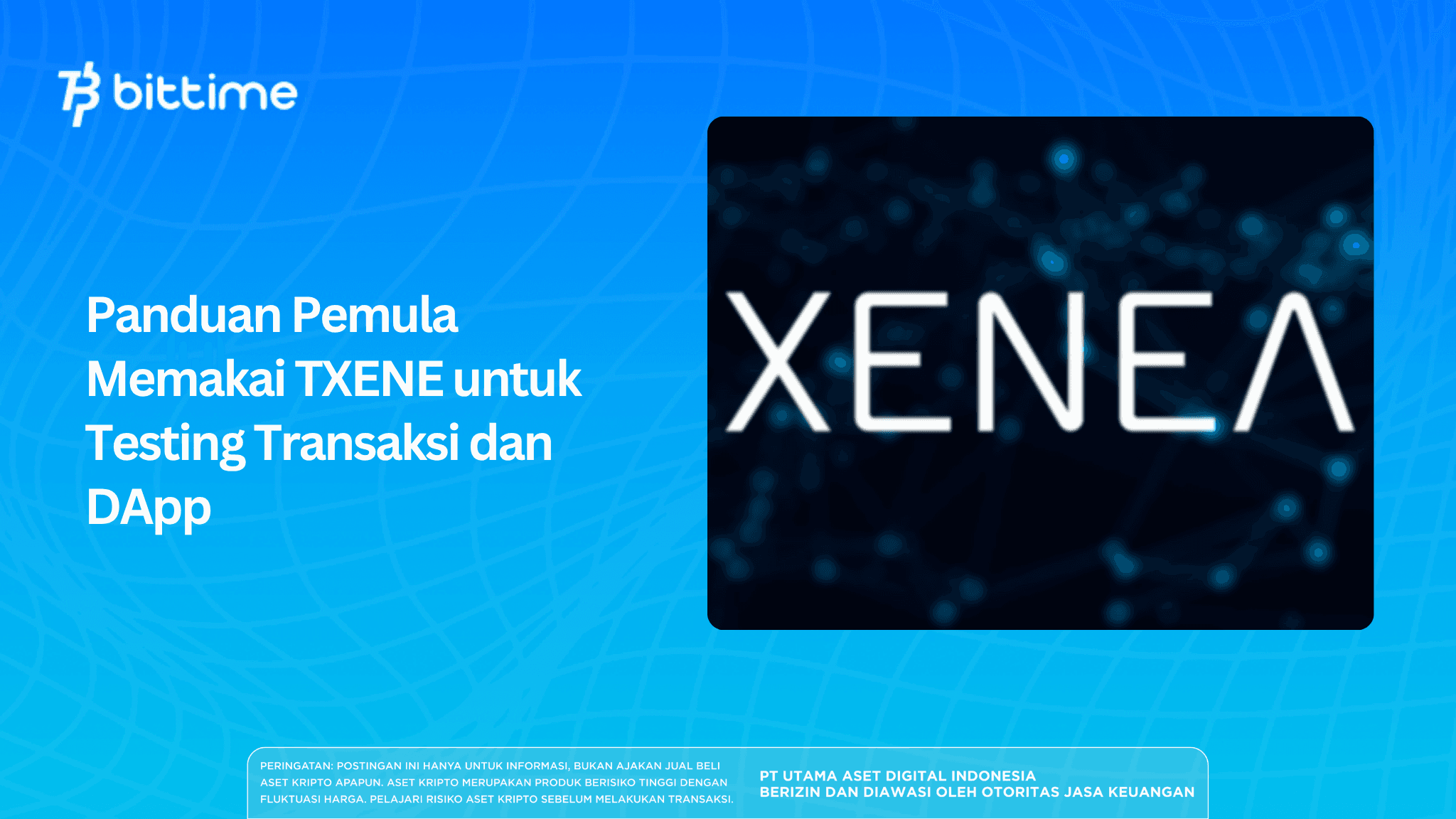 Panduan Pemula Memakai TXENE untuk Testing Transaksi dan DApp