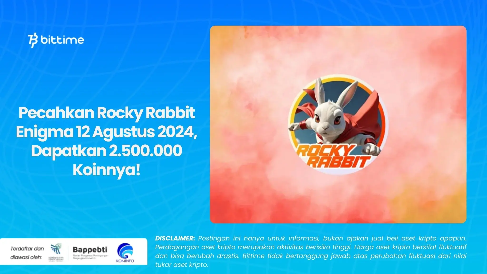 Pecahkan Rocky Rabbit Enigma 12 Agustus 2024, Dapatkan 2.500.000 Koinnya!.webp