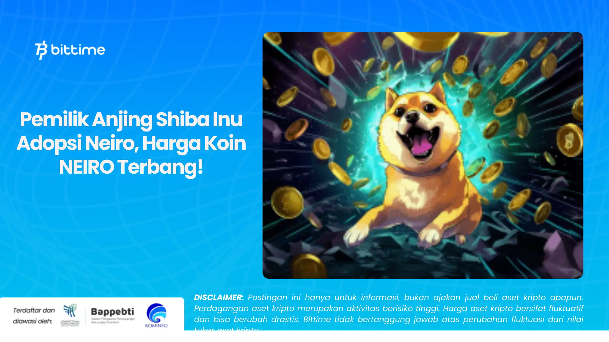 Pemilik Anjing Shiba Inu Adopsi Neiro, Harga Koin NEIRO Terbang!.webp